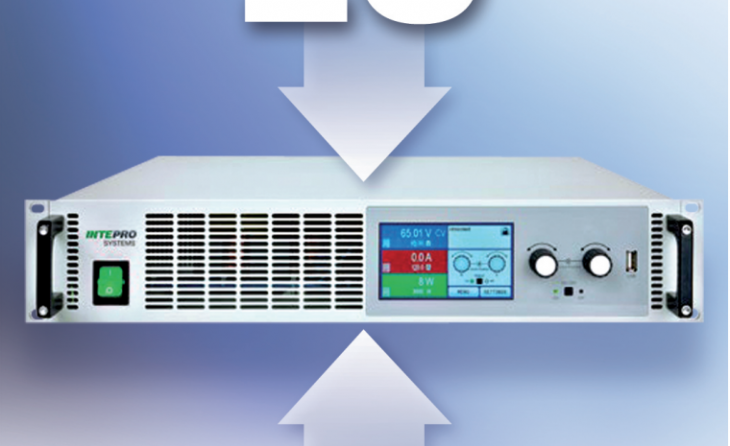Intepro's 3kw DC power source offers high end features in low profile unit